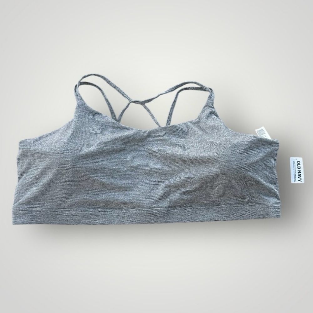 NWT Old Navy Light Support Strappy Sports Bra 4X